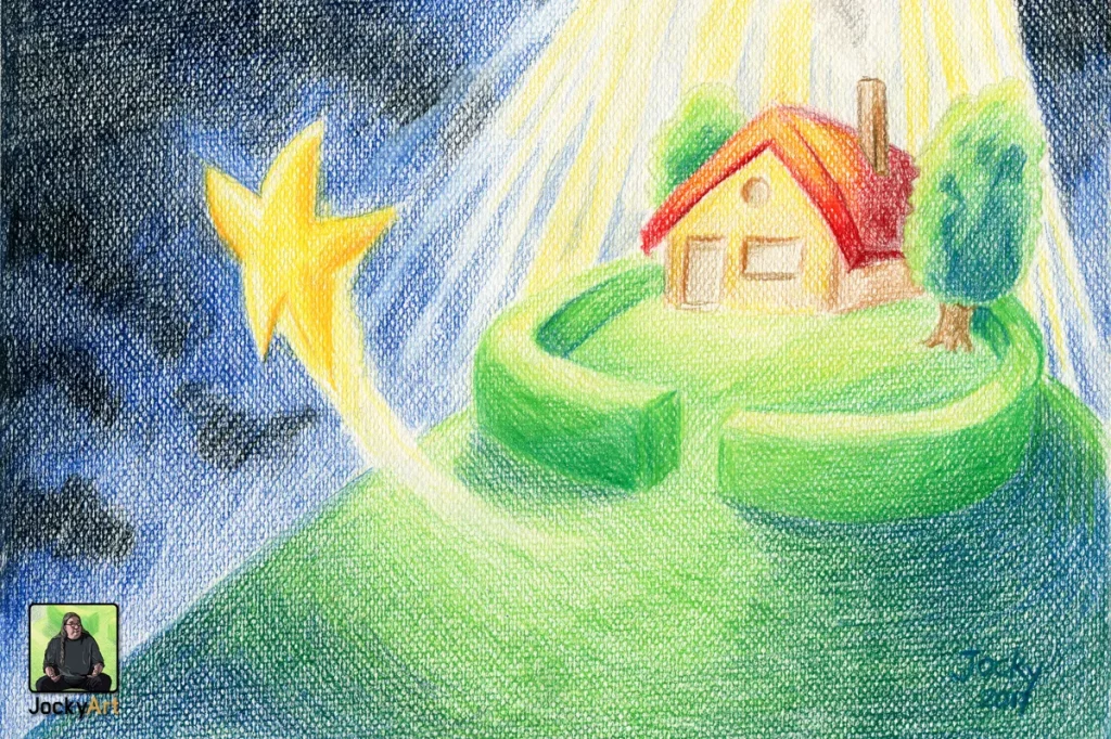 kunstdruck die geburt eines tanzenden sterns