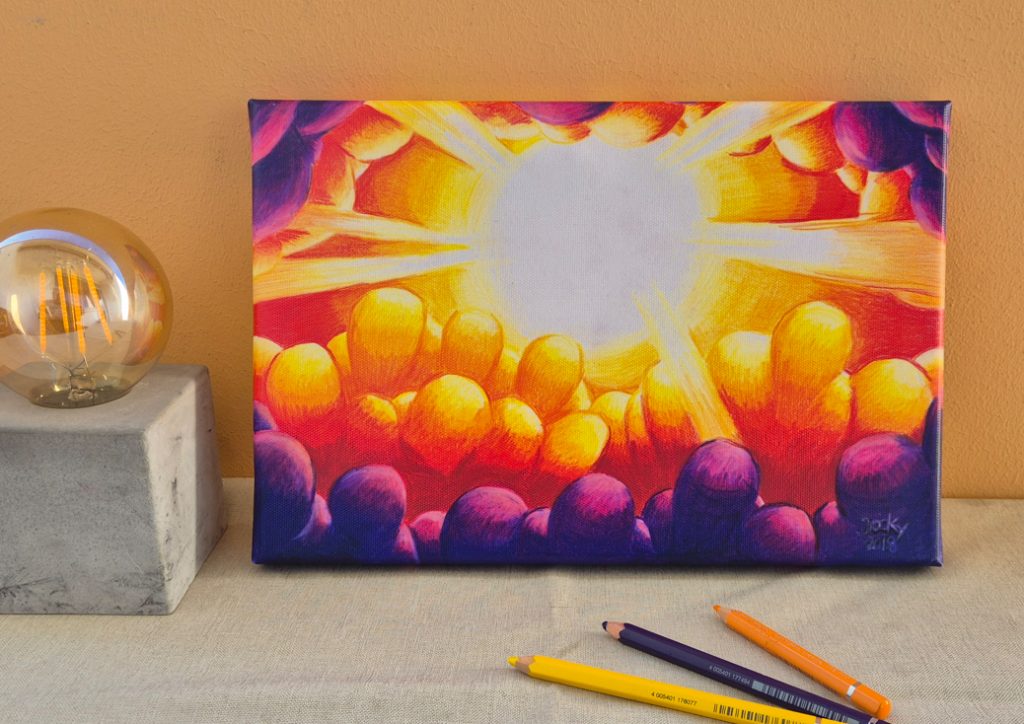 schau aufs licht druck jocky